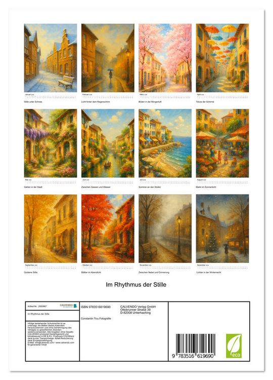 Produktbild: Im Rhythmus der Stille (Wandkalender 2026 DIN A4 hoch), CALVENDO Monatskalender