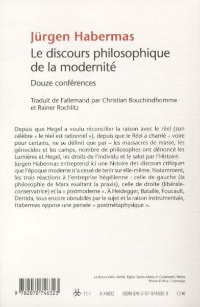 Produktbild: Le discours philosophique de la modernit&eacute;: douze conf&eacute;rences