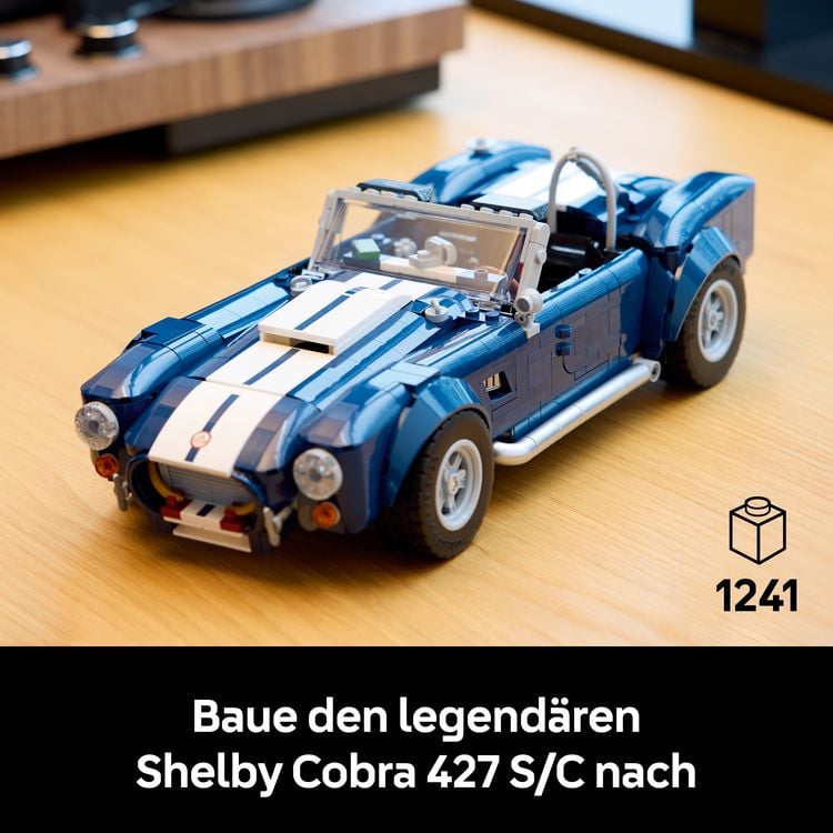 Produktbild: LEGO Icons 10357 Shelby Cobra 427 S/C, Modellauto f&uuml;r Erwachsene