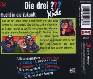 Produktbild: Die drei ??? Kids 05. Flucht in die Zukunft (drei Fragezeichen) CD
