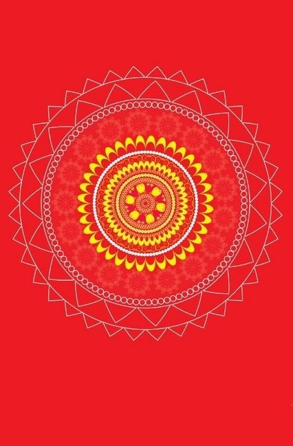 Produktbild: Schreibwandel Notizbuch "gelb-rotes Mandala"