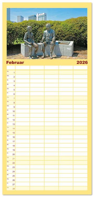 Produktbild: Familienplaner 2026 - So sch&ouml;n ist New Orleans mit 5 Spalten (Wandkalender, 21 x 45 cm) CALVENDO