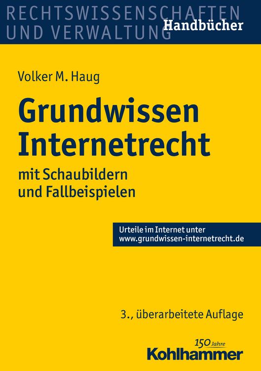 Produktbild: Grundwissen Internetrecht