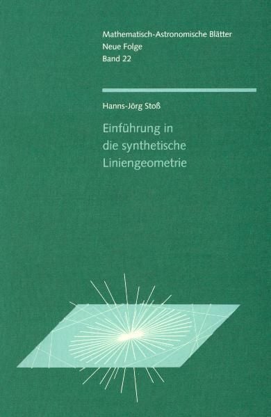 Produktbild: Einf&uuml;hrung in die synthetische Liniengeometrie