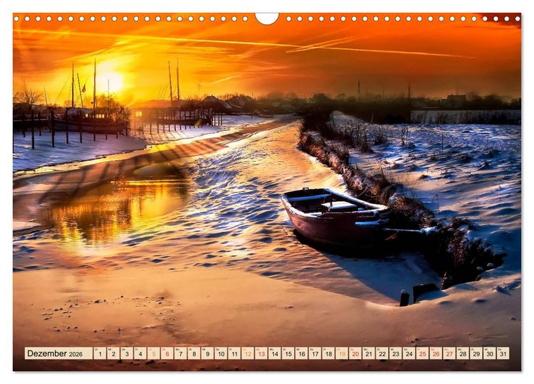 Produktbild: Friesland - Watt und Nordsee (Wandkalender 2026 DIN A3 quer), CALVENDO Monatskalender