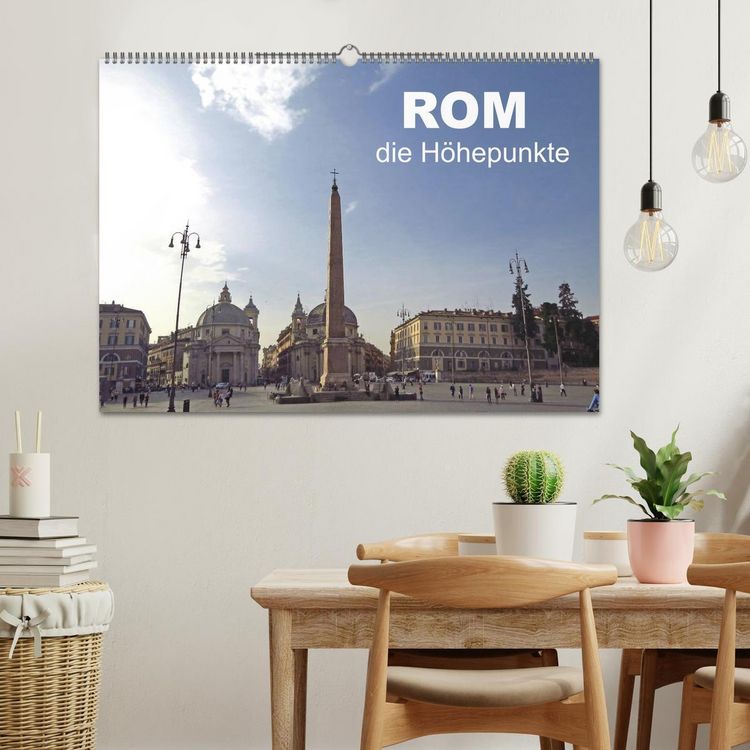 Produktbild: Rom - die H&ouml;hepunkte (Wandkalender 2026 DIN A2 quer), CALVENDO Monatskalender