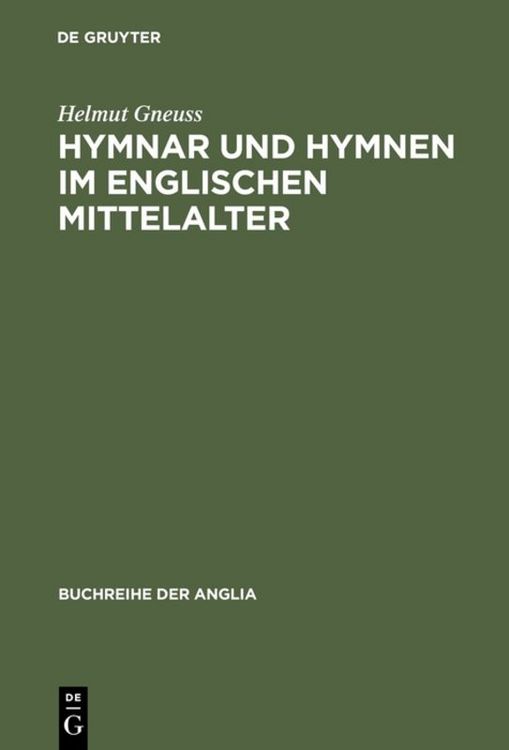 Produktbild: Hymnar und Hymnen im englischen Mittelalter