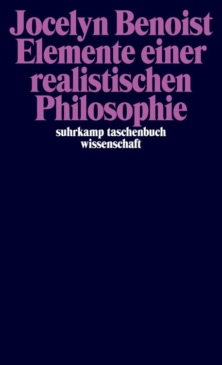 Produktbild: Elemente einer realistischen Philosophie