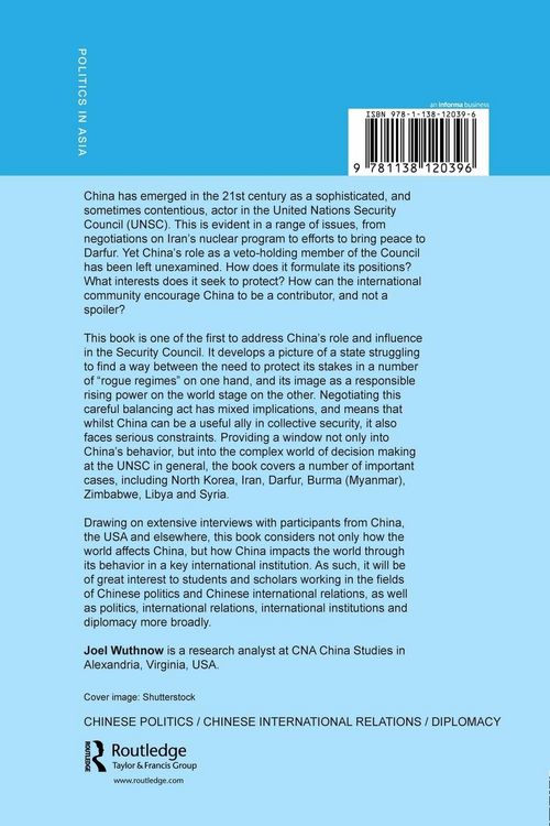 Produktbild: Chinese Diplomacy and the UN Security Council