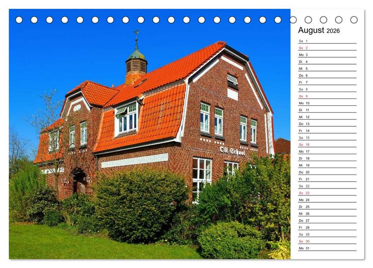 Produktbild: Neuharlingersiel - Ostfrieslands sch&ouml;nstes Hafenst&auml;dtchen (Tischkalender 2026 DIN A5 quer), CALVENDO Monatskalender