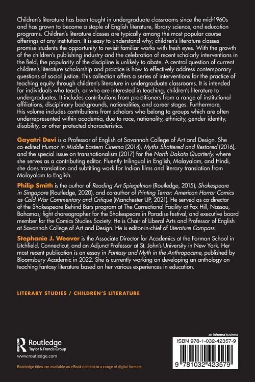 Produktbild: Teaching Equity through Children's Literature in Undergraduate Classrooms