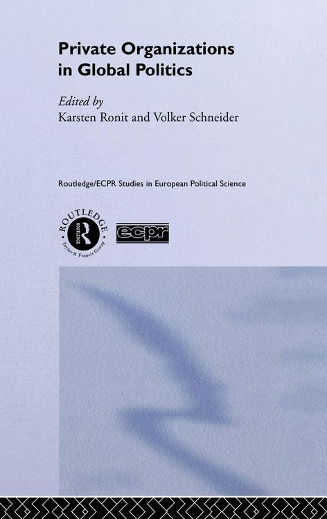 Produktbild: Private Organisations in Global Politics