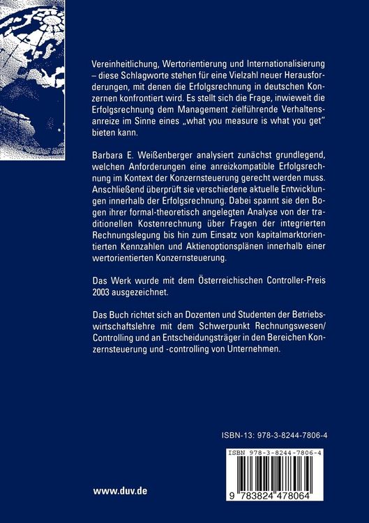Produktbild: Anreizkompatible Erfolgsrechnung im Konzern