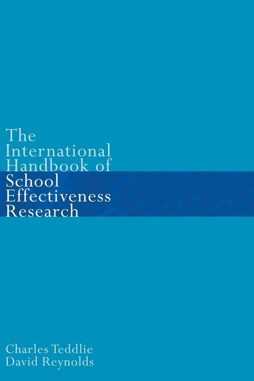 Produktbild: The International Handbook of School Effectiveness Research