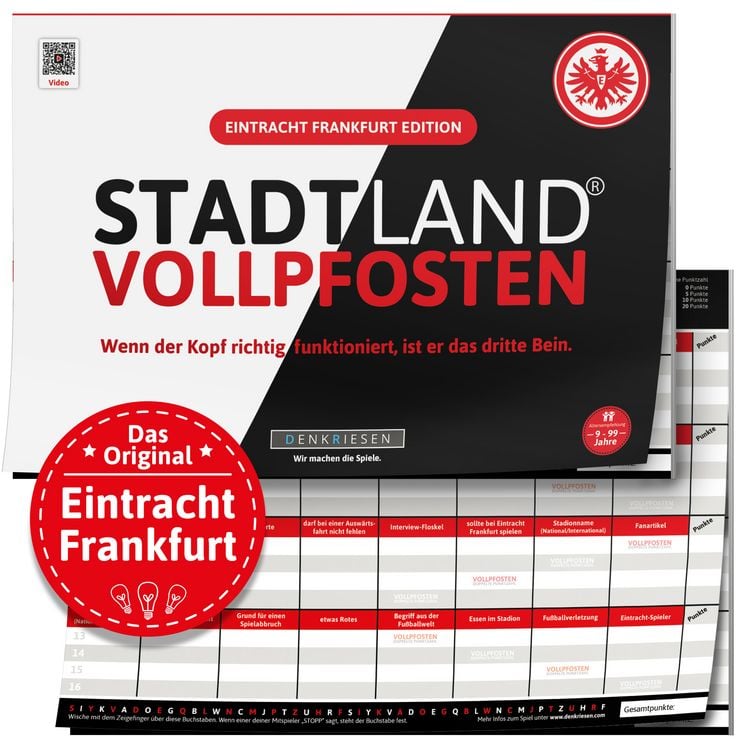 Bild vom Artikel DENKRIESEN - STADT LAND VOLLPFOSTEN® - Eintracht Frankfurt EDITION - "Wenn der Kopf richtig funktioniert, ist er das dritte Bein." - A4 vom Autor Denis Görz