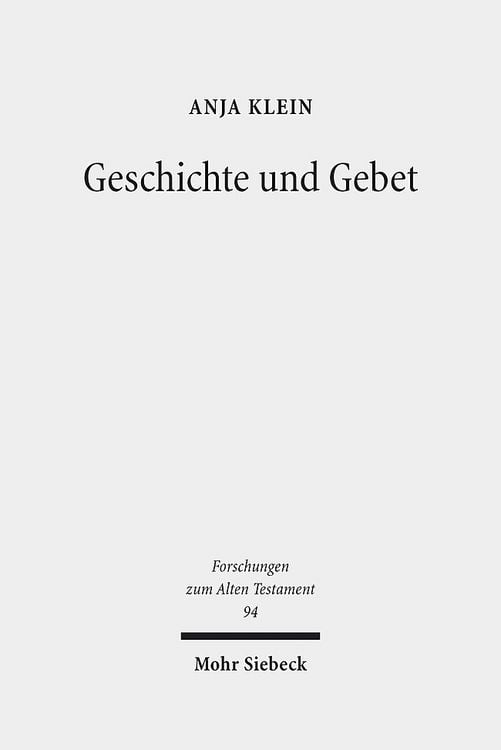 Produktbild: Geschichte und Gebet