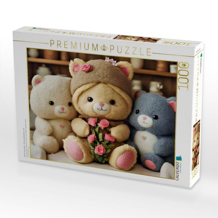 Produktbild: CALVENDO Puzzle Komm kuscheln - ich bring die W&auml;rme mit. | 1000 Teile Lege-Gr&ouml;&szlig;e 64x48cm Foto-Puzzle f&uuml;r gl&uuml;ckliche Stunden