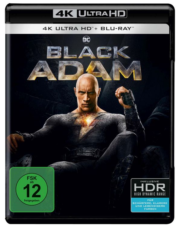 Produktbild: Black Adam (4K Ultra HD) (+ Blu-ray 2D)