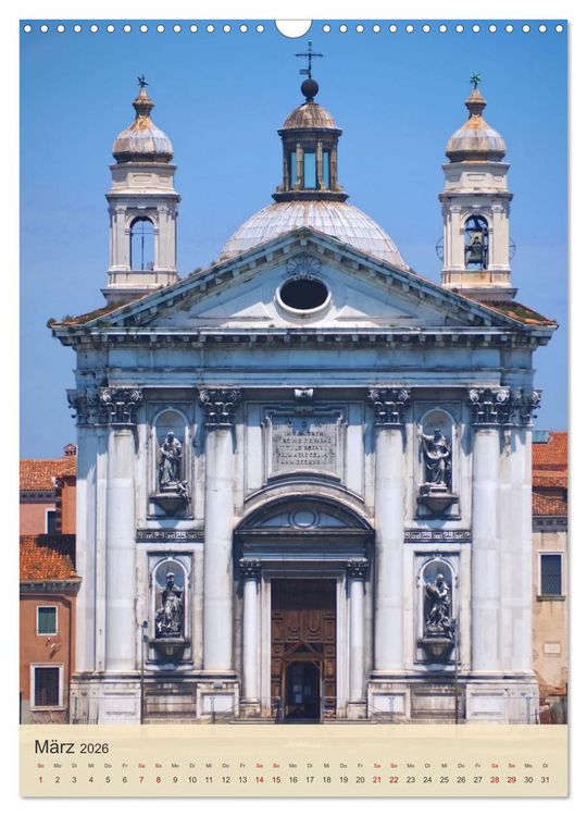 Produktbild: F&uuml;r immer Dein Venedig (Wandkalender 2026 DIN A3 hoch), CALVENDO Monatskalender