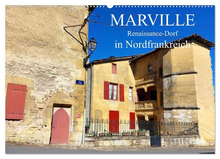 Produktbild: Marville - Renaissance-Dorf in Nordfrankreich (Wandkalender 2026 DIN A2 quer), CALVENDO Monatskalender