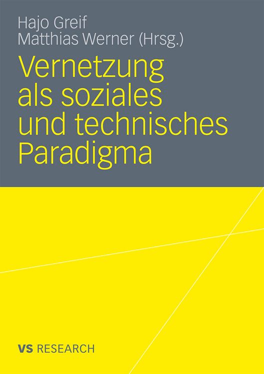 Produktbild: Vernetzung als soziales und technisches Paradigma