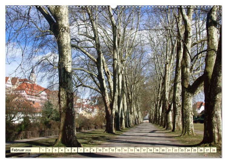 Produktbild: Unterwegs in T&uuml;bingen (hochwertiger Premium Wandkalender 2026 DIN A2 quer), Kunstdruck in Hochglanz