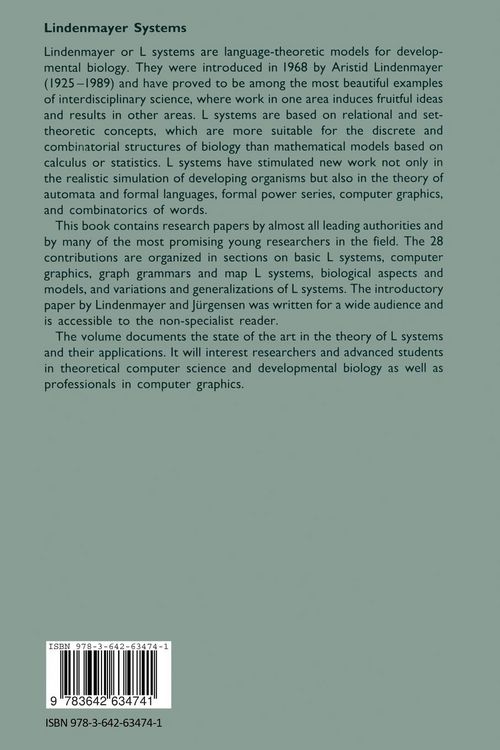 Produktbild: Lindenmayer Systems