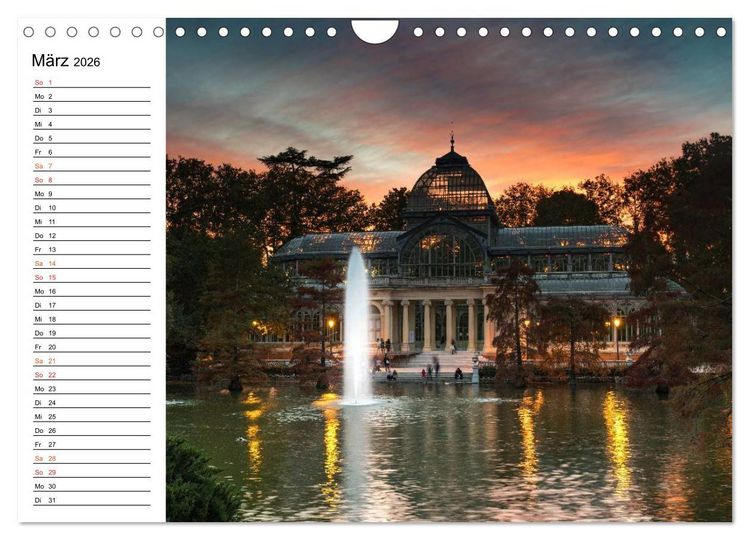 Produktbild: Metropole Madrid (Wandkalender 2026 DIN A4 quer), CALVENDO Monatskalender