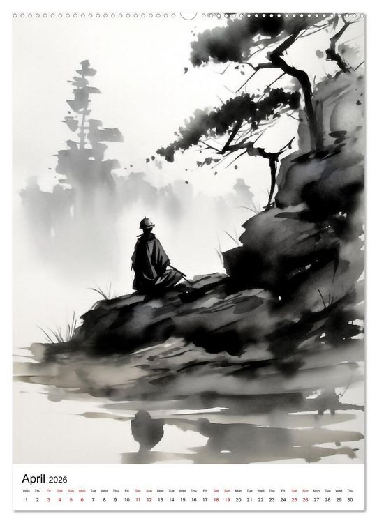 Produktbild: Zen Serenity (Wall Calendar 2026 DIN A2 portrait), CALVENDO 12 Month Wall Calendar