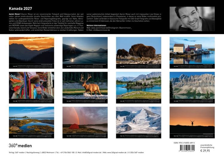 Produktbild: Kanada Premiumkalender 2027