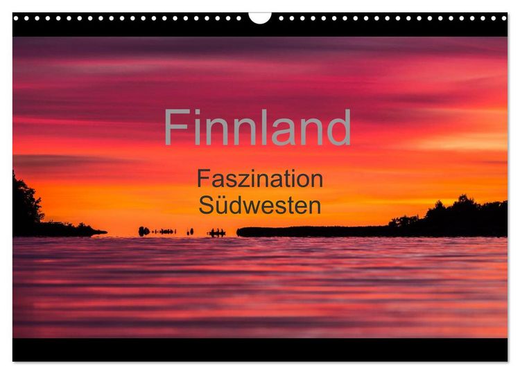 Produktbild: Finnland - Faszination S&uuml;dwesten (Wandkalender 2026 DIN A3 quer), CALVENDO Monatskalender