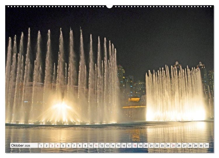 Produktbild: Einzigartiges DUBAI, die Metropole der Superlative (hochwertiger Premium Wandkalender 2026 DIN A2 quer), Kunstdruck in Hochglanz
