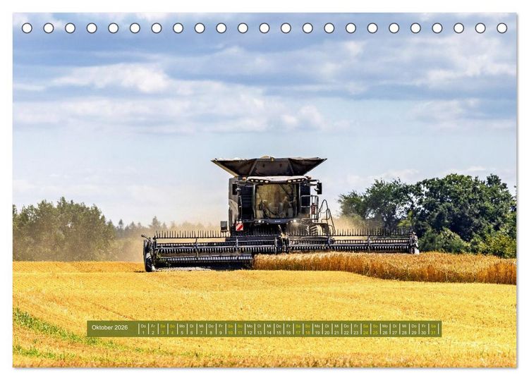 Produktbild: Giganten der Ernte (Tischkalender 2026 DIN A5 quer), CALVENDO Monatskalender