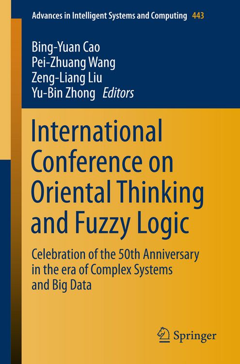 Produktbild: International Conference on Oriental Thinking and Fuzzy Logic