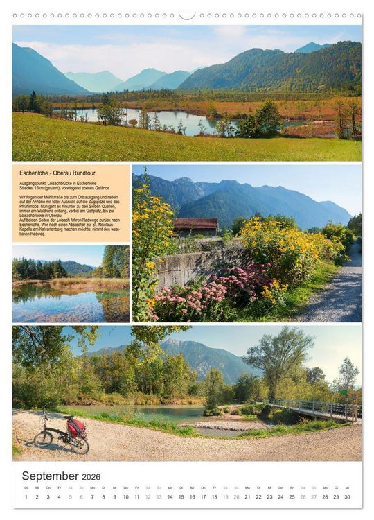Produktbild: Radlgl&uuml;ck mit Alpenblick 2026 (hochwertiger Premium Wandkalender 2026 DIN A2 hoch), Kunstdruck in Hochglanz