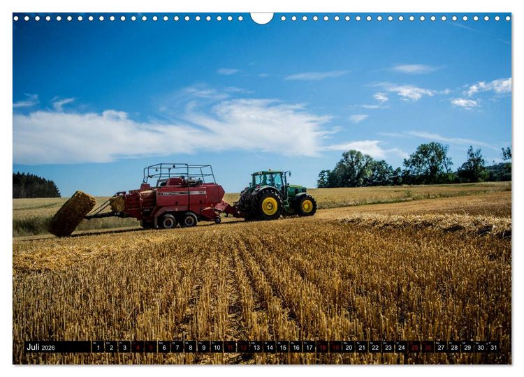 Produktbild: Landtechnik 2026 (Wandkalender 2026 DIN A3 quer), CALVENDO Monatskalender