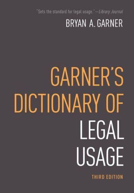 Produktbild: Garner's Dictionary of Legal Usage