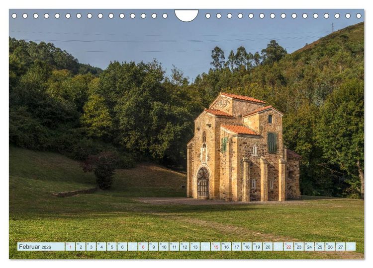 Produktbild: Nordspanien, wilde Atlantikk&uuml;ste und hohe Berge (Wandkalender 2026 DIN A4 quer), CALVENDO Monatskalender