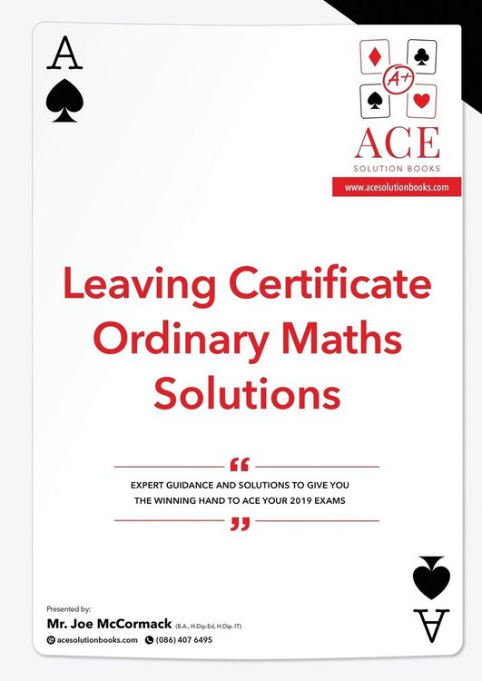 Produktbild: Leaving Certificate Ordinary Maths Solutions 2018/2019