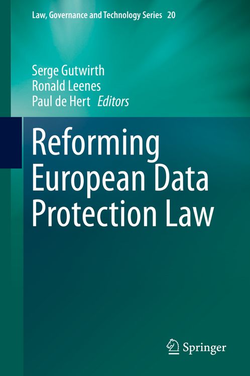 Produktbild: Reforming European Data Protection Law