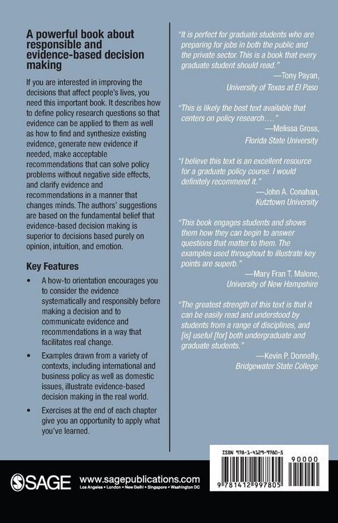 Produktbild: Methods for Policy Research