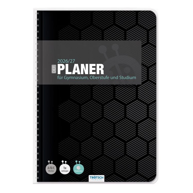 Produktbild: TR&Ouml;TSCH - Gymnasialplaner Dark 26/27