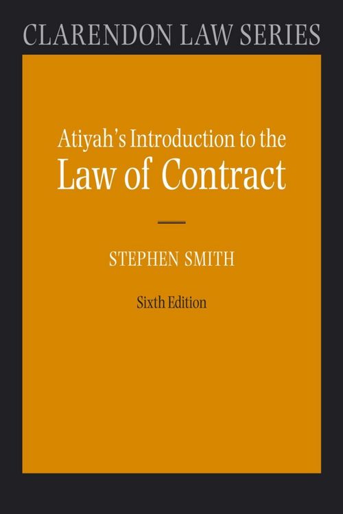 Produktbild: Atiyah's Introduction to the Law of Contract