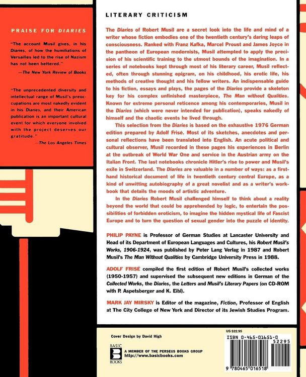 Produktbild: Musil Diaries