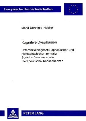 Produktbild: Kognitive Dysphasien