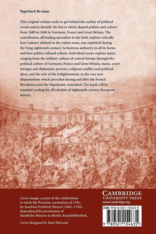 Produktbild: Cultures of Power in Europe During the Long Eighteenth Century