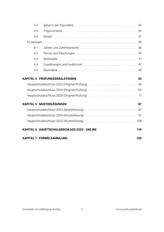 Produktbild: Pr&uuml;fungsheft & Training &ndash; 2026 Mathematik Hauptschule 10. Klasse &ndash; Niedersachsen &ndash; Original-Pr&uuml;fungen und L&ouml;sungen