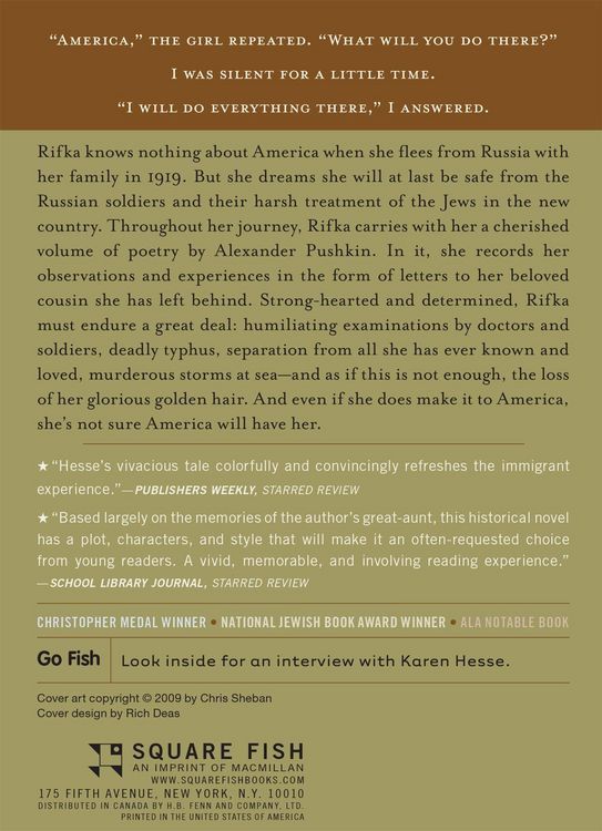 Produktbild: Letters from Rifka