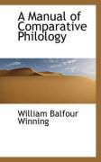 Produktbild: A Manual of Comparative Philology