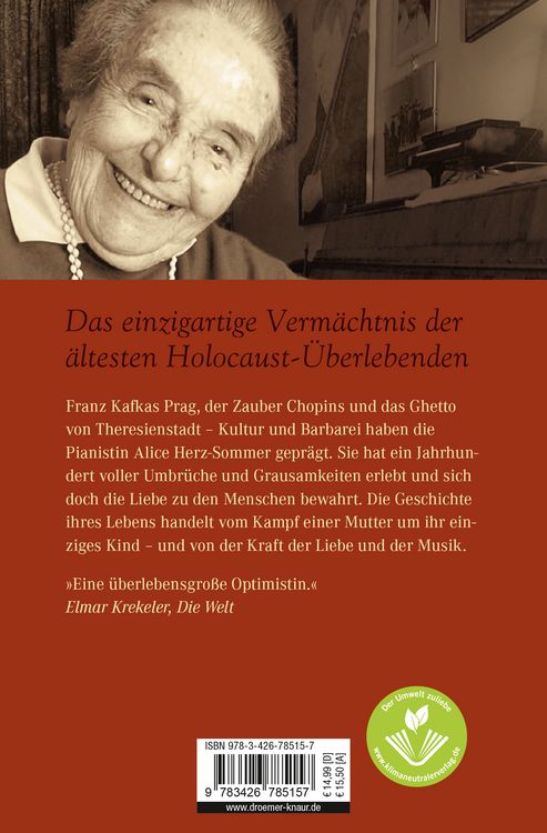 Produktbild: Alice Herz-Sommer - "Ein Garten Eden inmitten der H&ouml;lle"